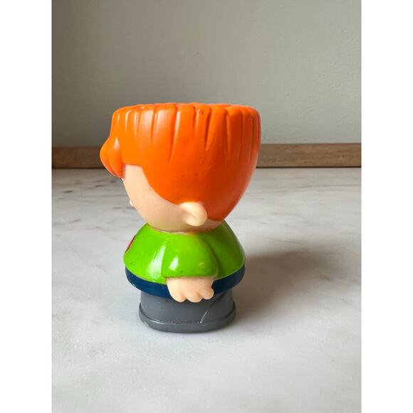 Little Tikes Boy with Red Hair Crew Cut and Brown Dog Play Figure Toy - Picture 3 of 14